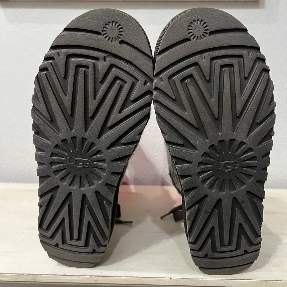 Ugg Grey Heathered Winter Boots - Picture 8 of 9
